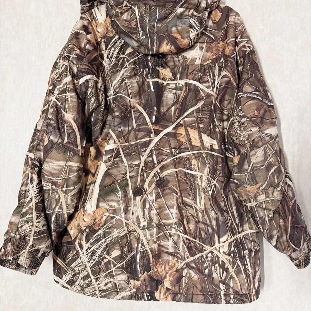 Cabela’s Men’s Dry-Plus Camouflage Full Zip Jacket Hunting Shooting Outdoor L
